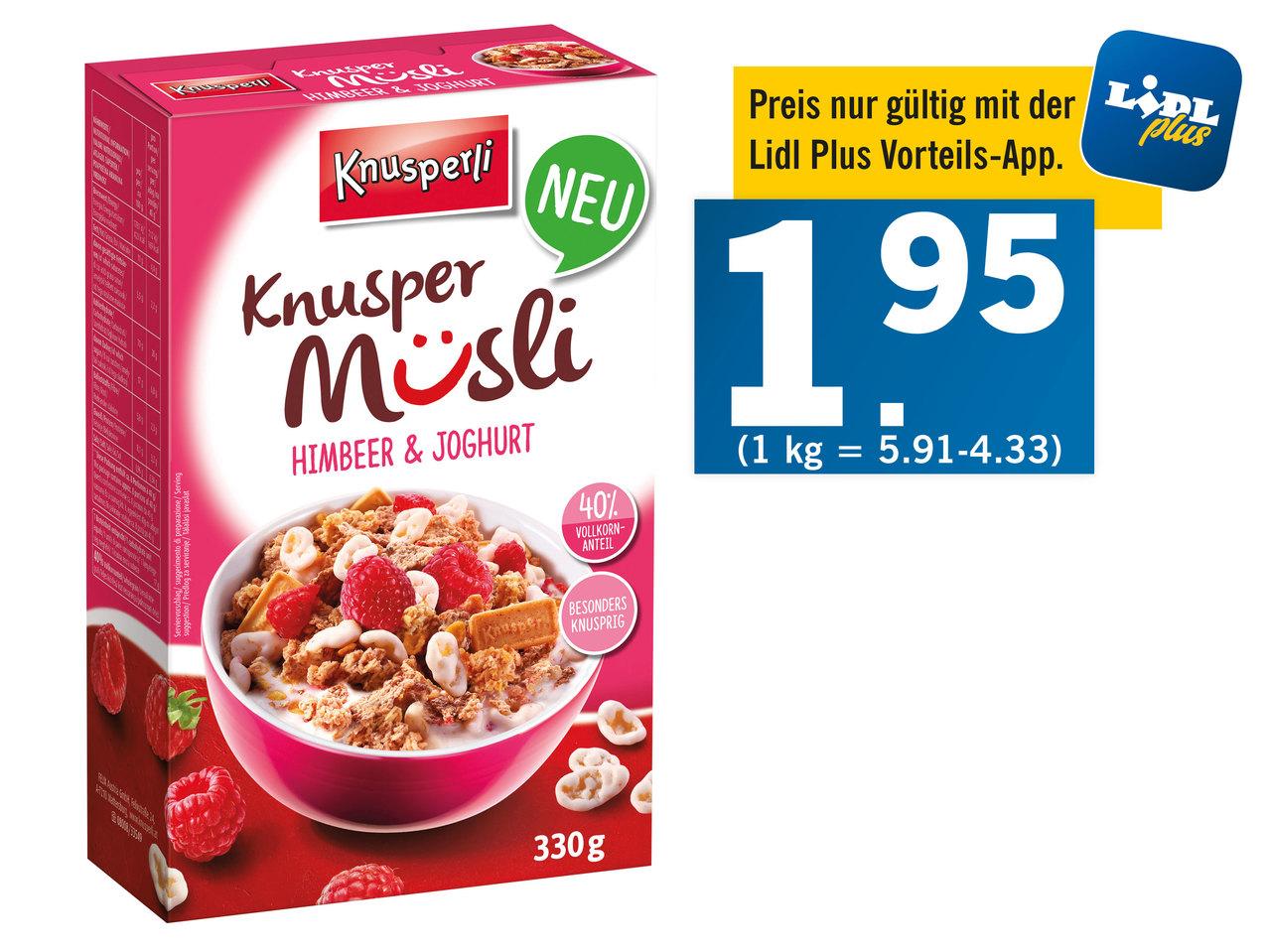 KNUSPERLI Knusper Müsli