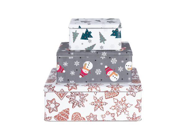 Christmas Tin Set