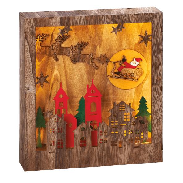 Décoration en bois à LED