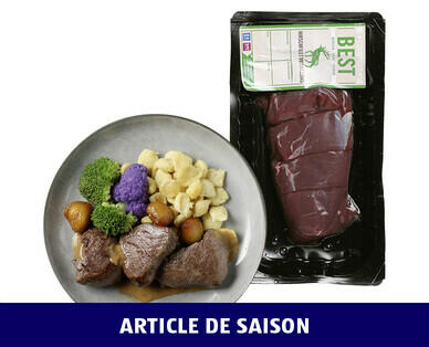 COUNTRY'S BEST
MÉDAILLONS DE FILET DE CERF
