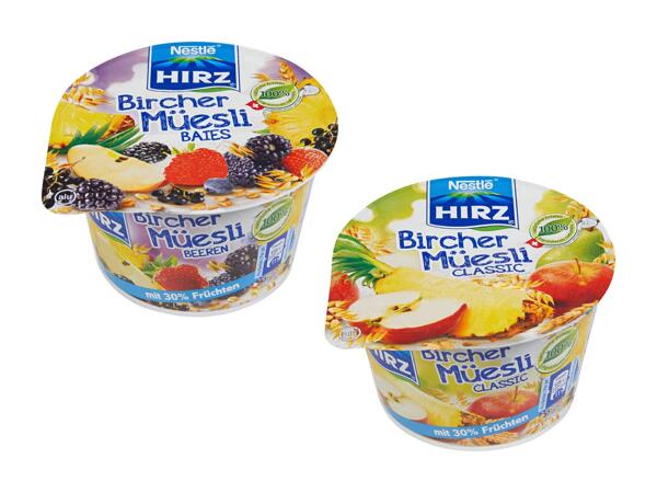 Yogourt Hirz Nestlé au Birchermuesli