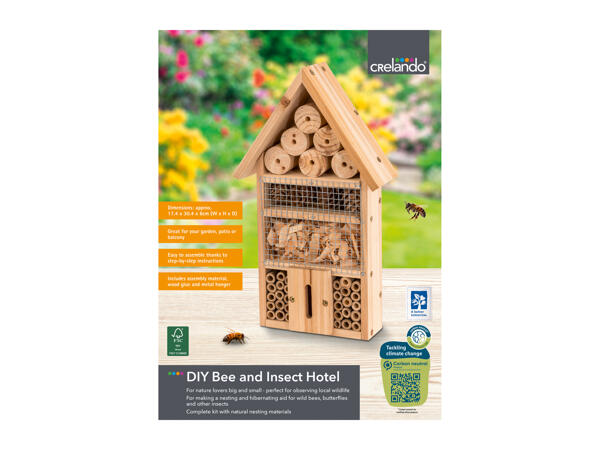 Crelando Make Your Own Bird Feeder/ Bee and Insect Hotel