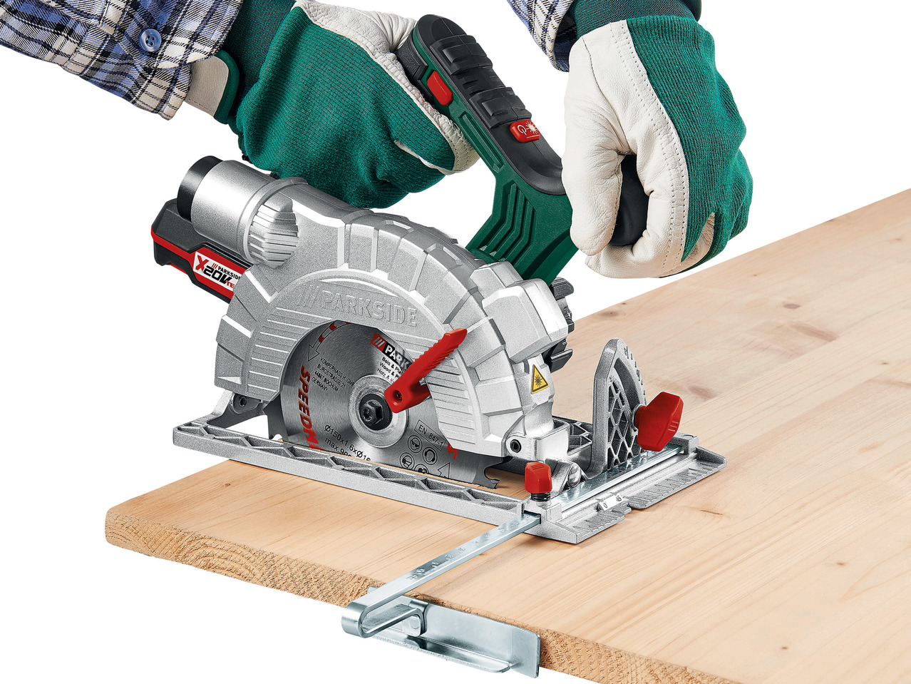 Parkside 20V Li-Ion Cordless Circular Saw1
