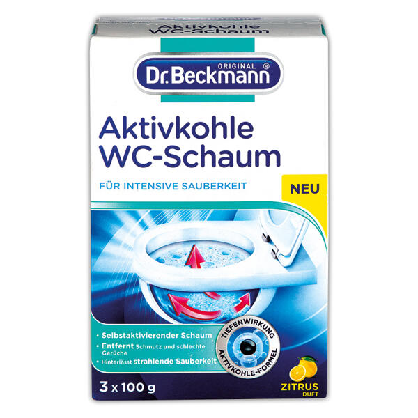 Aktivkohle WC-Schaum