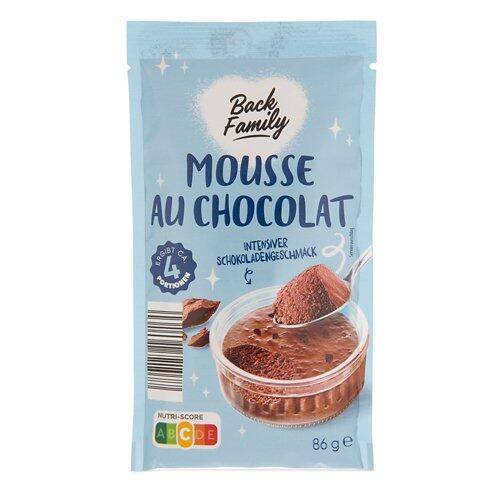 BACK FAMILY Desserts, Mousse au Choco