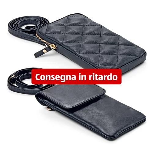 UP 2 FASHION Custodia in pelle per cellulare da donna/uomo