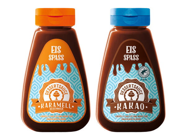 Eisspaß Dessertsaucen