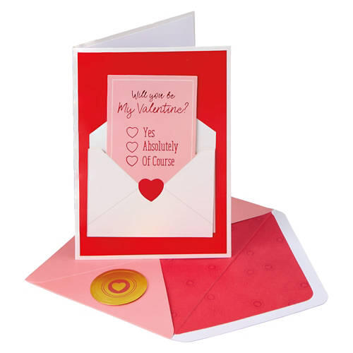 5" x 7" Valentine's Day Card - Mail