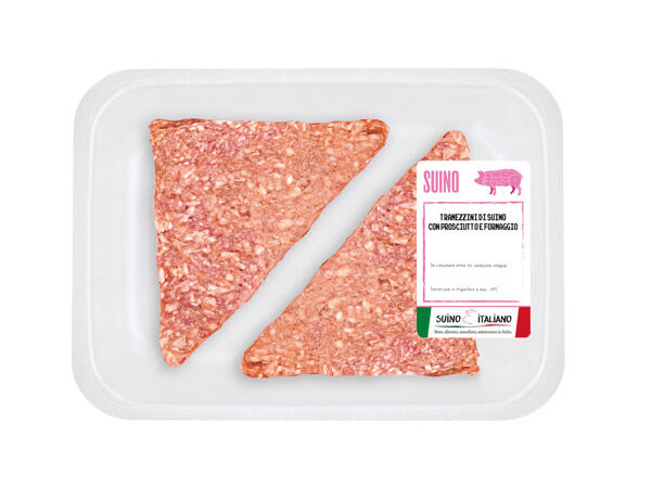 Pork Sandwiches with Ham and Cheese