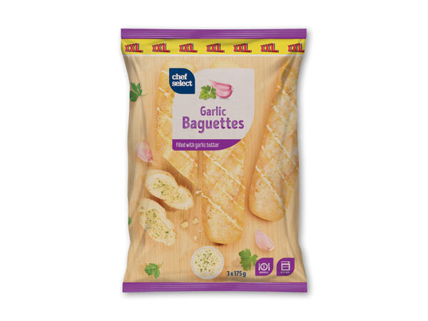 Baguettes med smør