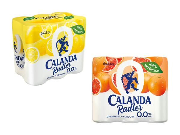 Calanda Radler 0.0% (action valable uniquement en Suisse alémanique)