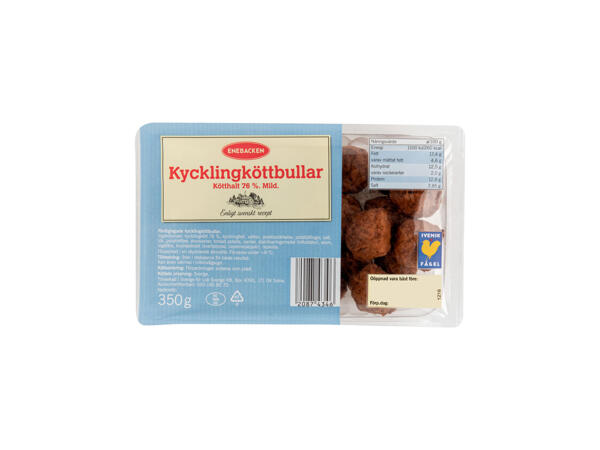 Kycklingköttbullar