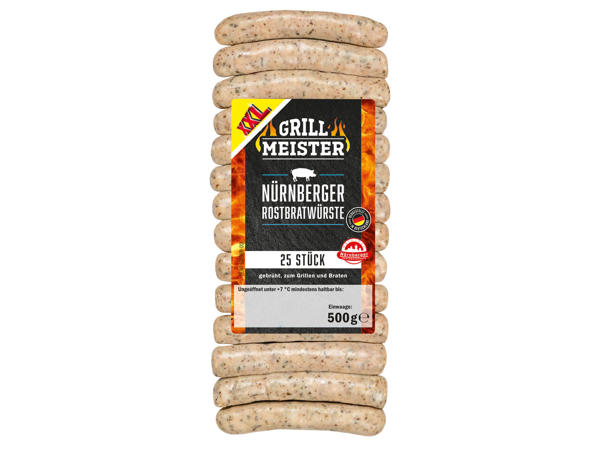 GRILLMEISTER Nürnberger Rostbratwürstel