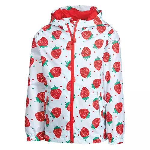 Children's Rain Jacket - Strawberry, S