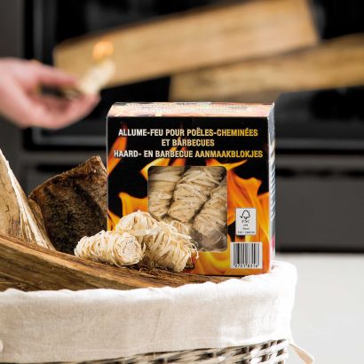 Blocs allume-feu, 32 pcs