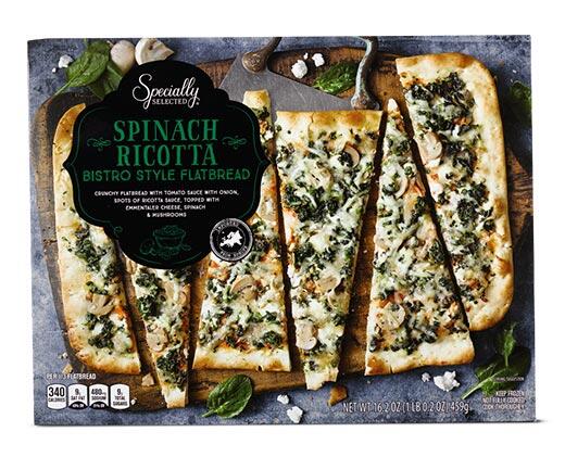 Specially Selected 
 Spinach & Ricotta or Mushroom Flatbread