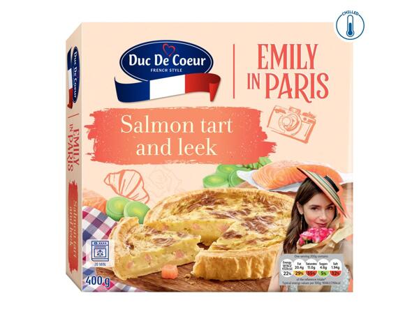 Duc de Coeur Emily in Paris Salmon Tart with leek 400g