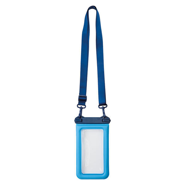 Crane Blue/Dark Blue Waterproof Phone Pouch