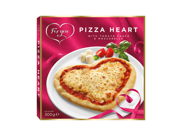 For You Sydämenmuotoinen pizza