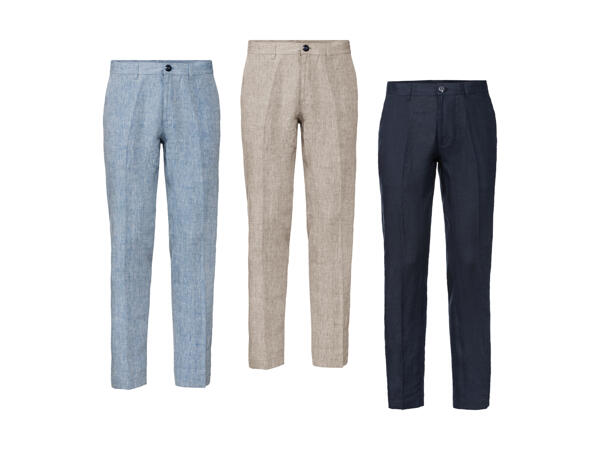 Pantalon chino en lin