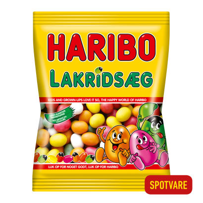 HARIBO 
Lakridsæg