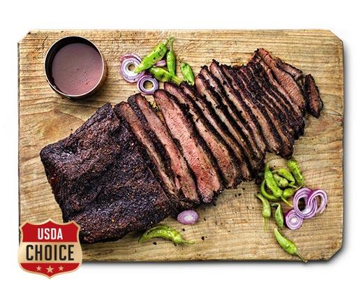 Morton's of Omaha 
 Fresh USDA Choice Beef Brisket Salt & Pepper or Texas BBQ