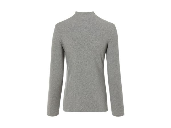 Ladies' Ribbed Roll-Neck Tops