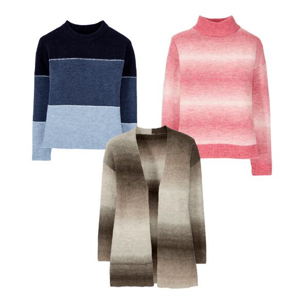 UP2Fashion(R) 				Pull ou cardigan long en maille