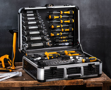 WORKZONE Werkzeugkoffer, 128-teilig