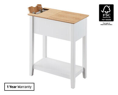 Side Table with Charger