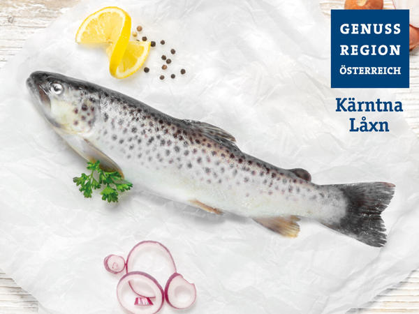 GENUSS REGION ÖSTERREICH Kärntna Laxn (Seeforelle)