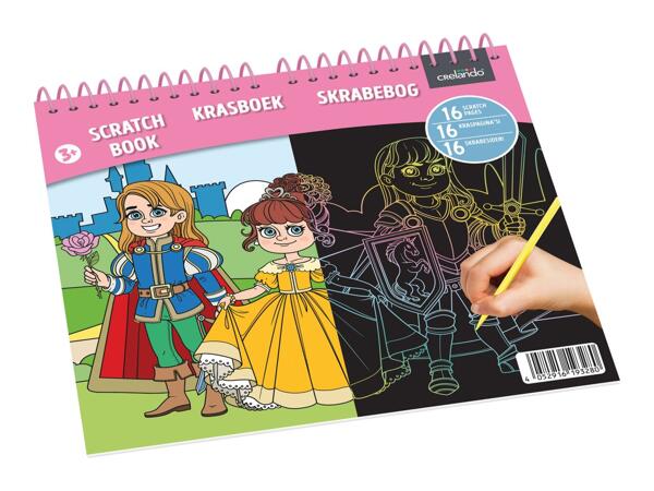 Crelando Scratch Book - 2 piece set