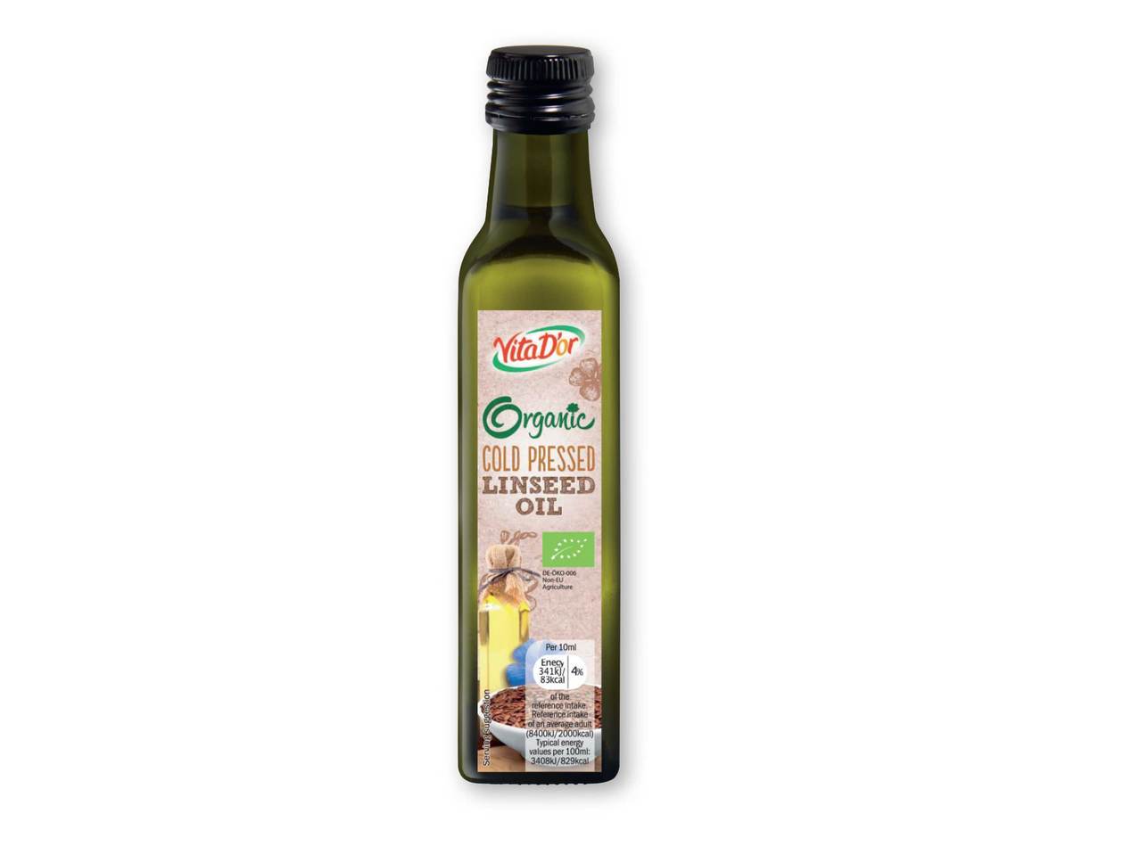 VITA D'OR(R) Organic Cold Pressed Linseed Oil