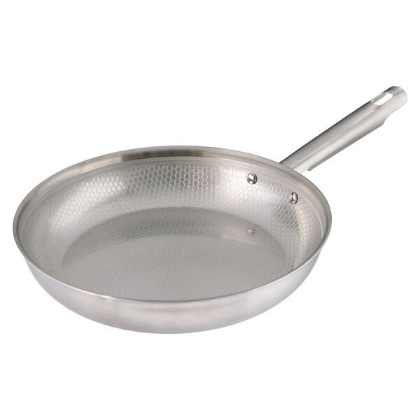 Crofton Honeycomb Uncoated Stainless Steel Pan - 11"