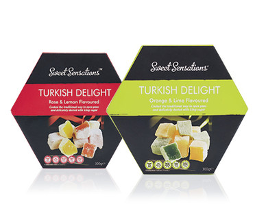 SWEET SENSATIONS TURKISH DELIGHT 300G