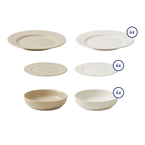 CROFTON(R) 				Geschirrset, 12-teilig