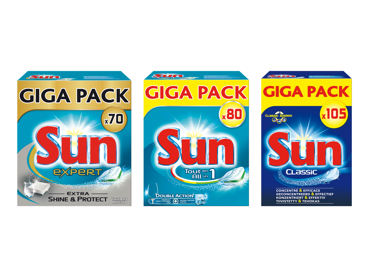 Tablettes pour lave-vaisselle Sun