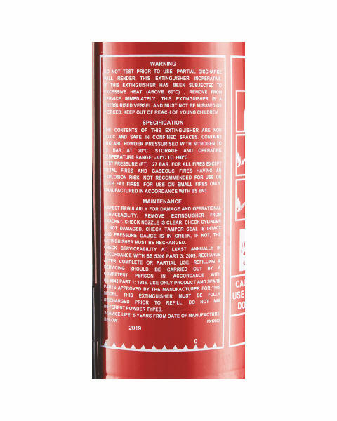 FX Fire Dry Powder Fire Extinguisher