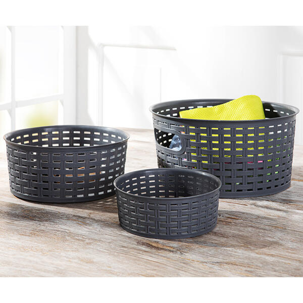 Körbchen in Rattan-Optik