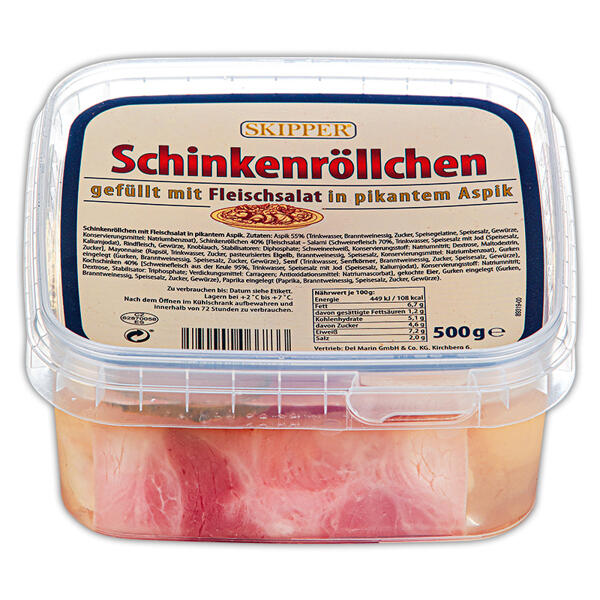 Schinkenröllchen
