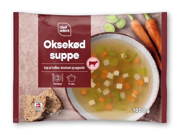 CHEF SELECT Hønse- eller oksekødssuppe