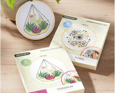 Embroidery or Cross Stitch Kits