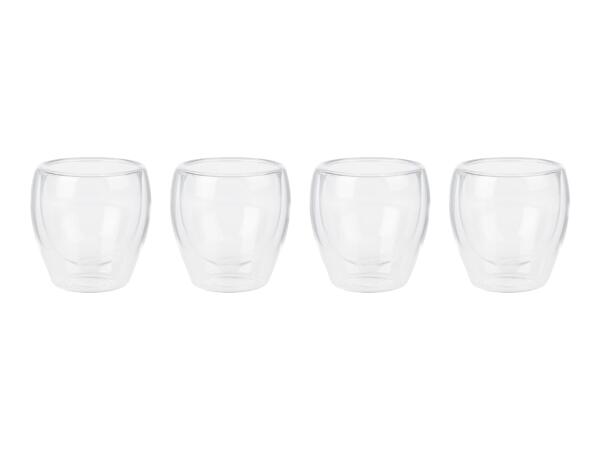 Silvercrest Espresso Glasses - 4 Pack