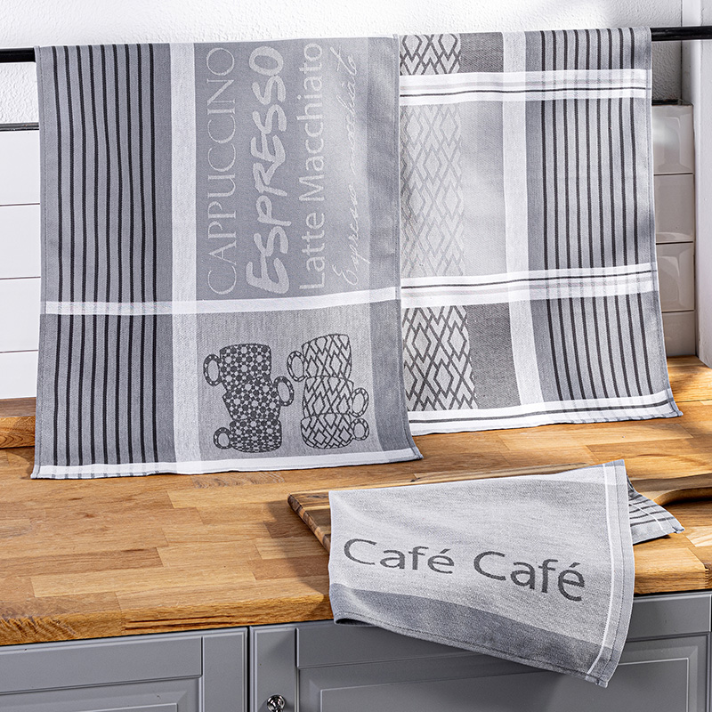Jacquard-Geschirrtuch 3er-Set