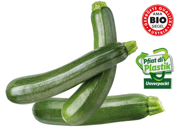 Bio Zucchini aus Oberösterreich
