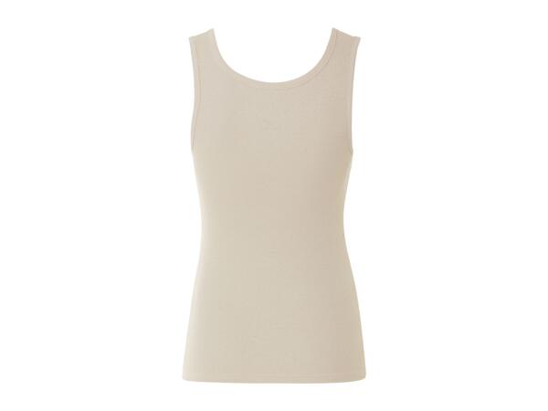 Esmara Ladies' Beige Vest Tops - 2 Pack