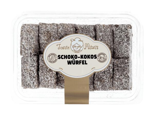 Schoko-Kokos Würfel