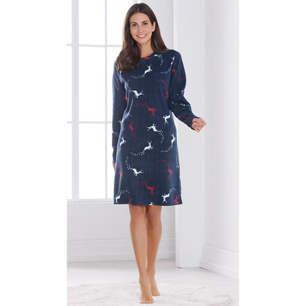 Fleece-Nachthemd