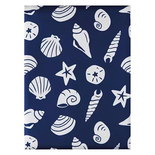 60" x 102" Indoor/Outdoor Tablecloth - Shells