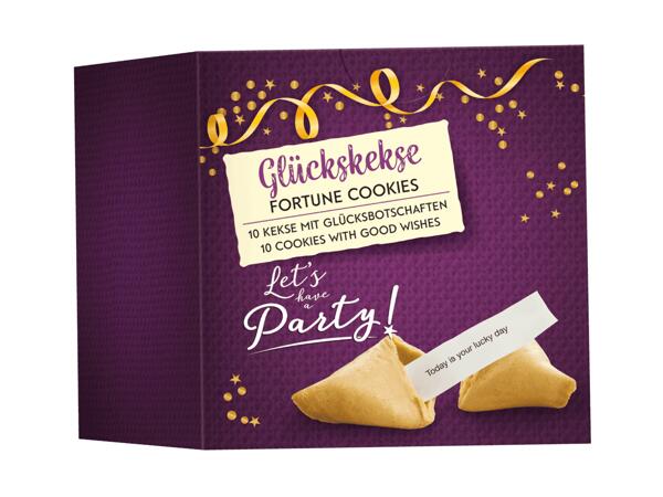 Glückskekse mit Neujahrswünschen